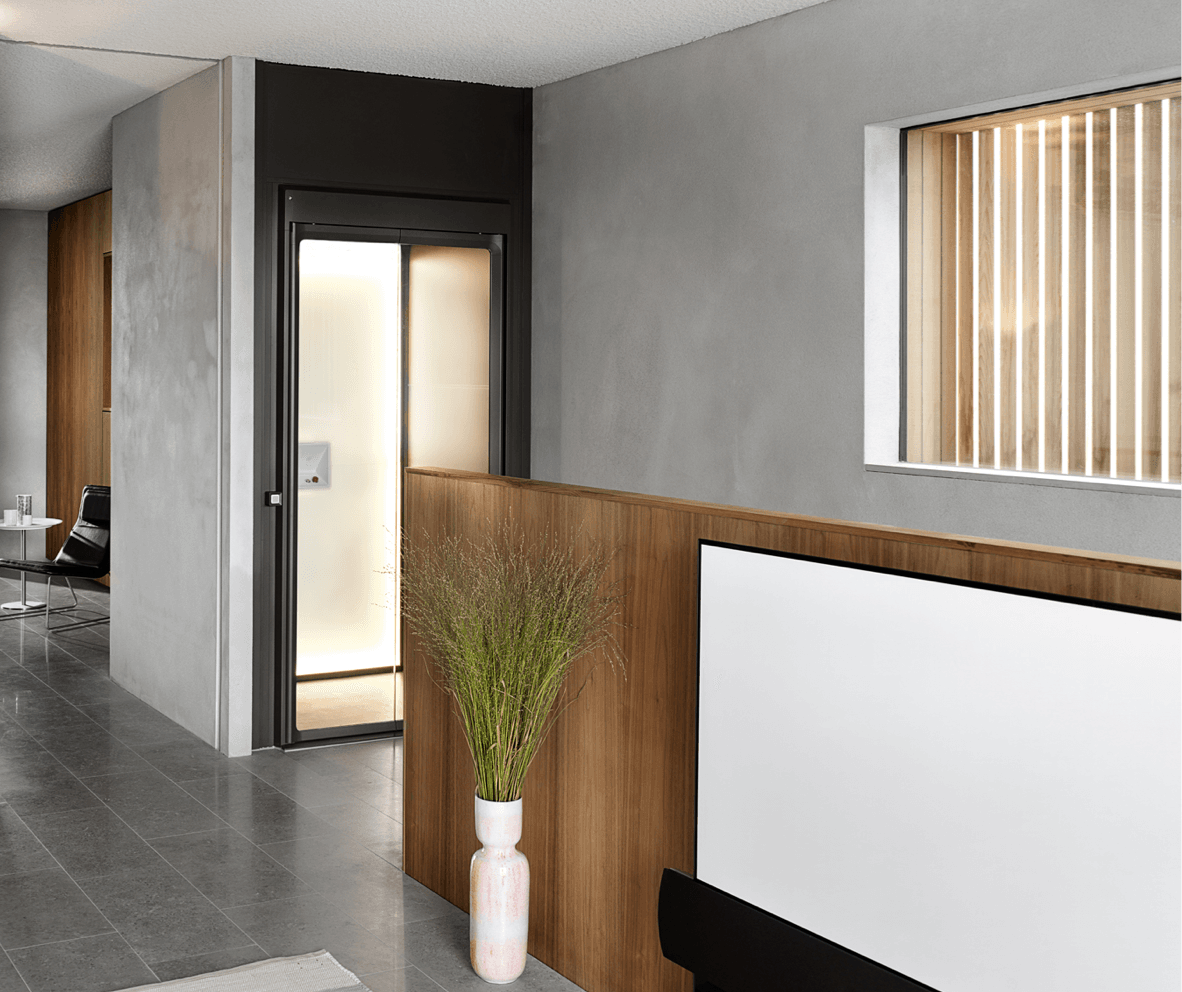 Elevator beauty shot